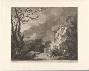 Landschaft mit Meleager und Atalanta bei der Jagd auf den kalydonischen Eber