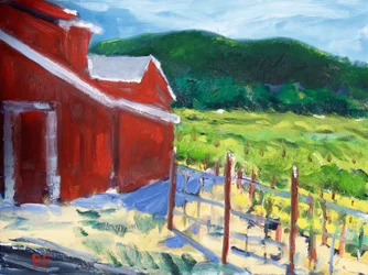 Die rote Scheune, Napa, 2019