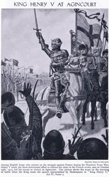 König Heinrich bei Agincourt 1415 n. Chr., ca. 1950