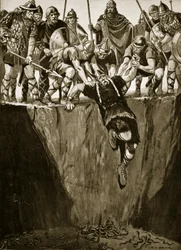 Die Grube der Nattern, Illustration aus 