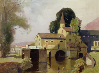 Moulin de Coty, Cahors, ca. 1924