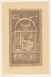Umschlagentwurf für: Katalog der Ideal Home Exhibition, 1912