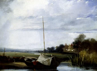 Ein Fluss in der Normandie