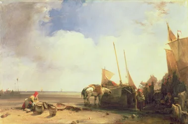 Küstenszene in der Picardie, ca. 1826