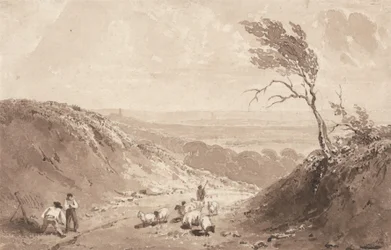 Straßenarbeiter, in der Nähe von Lillebonne