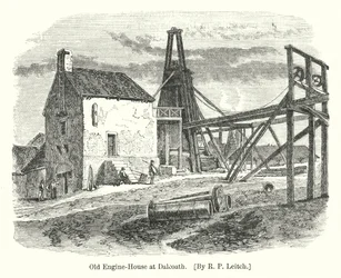 Altes Maschinenhaus in Dalcoath (Gravur)