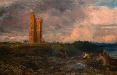 Das Anzünden des Leuchtfeuers, 1868-1870