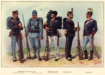 Typen der italienischen Armee, 1919