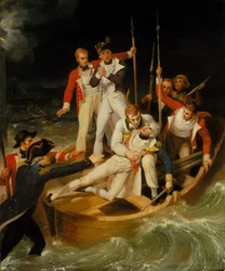 Nelson verwundet in Teneriffa, 24. Juli 1797