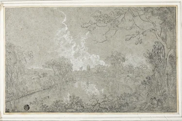 Ufer des Flusses Dee in der Nähe von Eaton Hall, Cheshire, ca. 1759