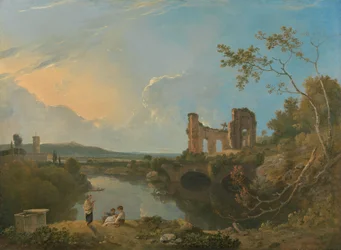 Italienische Landschaft (Morgen)
