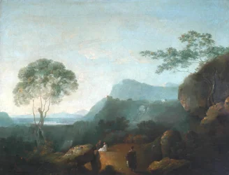 Landschaft mit Figuren