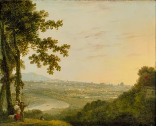 Rom von der Villa Madama, während oder nach 1753