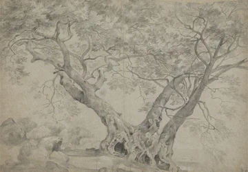 Der Arbra Sacra am Ufer des Lago di Nemi, ca. 1754-56