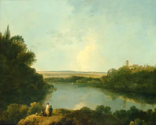 Der Nemisee bei Rom, ca. 1760