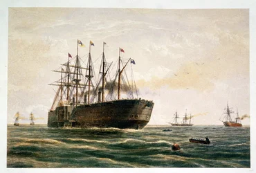 Die Great Eastern in Fahrt, 23. Juli