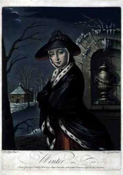 Winter, graviert von C. Corbutt, veröffentlicht von Robert Sayer