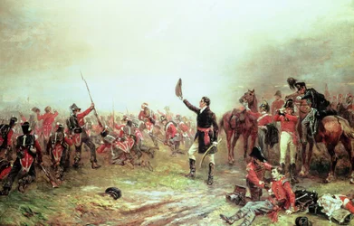 Die Schlacht von Waterloo, 18. Juni 1815