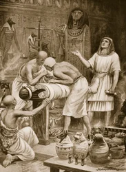 Einbalsamierung der Toten, Illustration aus 