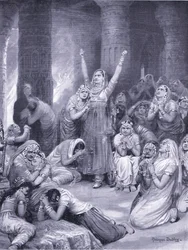 Die Rajput-Zeremonie von Jakhur (Holocaust) 1567 n. Chr.