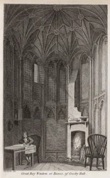 Großes Erkerfenster oder Nische von Crosby Hall