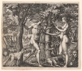 Adam und Eva, späte 1500er Jahre
