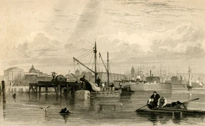 Liverpool, vom Mersey aus, Nr. 1..., Mitte des 19. Jahrhunderts