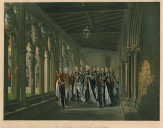 Der Kreuzgang des Dekans, Windsor, 1863