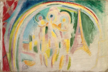 Die drei Grazien, Studie zu „Die Stadt Paris“, ca. 1911-1912