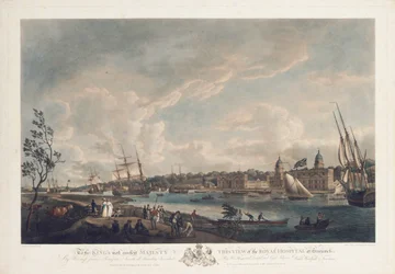Ansicht des Royal Hospital in Greenwich