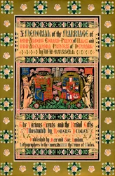 Das Cover von Ein Denkmal der Hochzeit von HRH Albert Edward Prinz von Wales, 1863