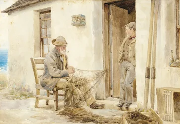 Netze flicken, Skye