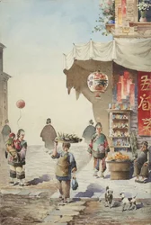Chinesische Straßenszene