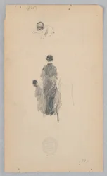 Figuren in einer Menschenmenge