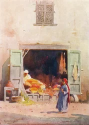 Ein Kairoer Laden, um 1880, 1904