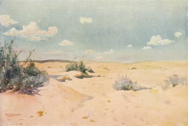 Eine Wüstenstudie in Tel-El-Kebir, ca. 1880, 1904