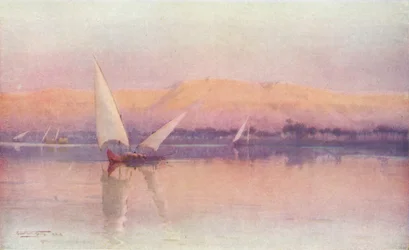 Ein Nil-Nachglühen, ca. 1880, 1904