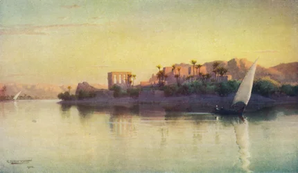 Philae, um 1880, 1904