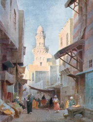 Die Gamalieh und die Moschee des Sultans Babaas, Kairo