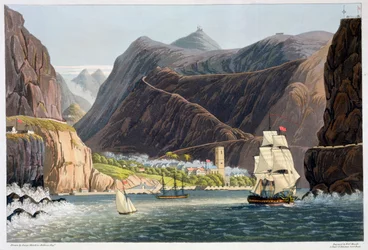 Die Straßen, St. Helena, 1815
