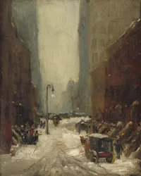Schnee in New York