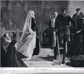 Das Ende, Fotheringay, 1587, Illustration aus 
