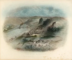 Oberer Mississippi (nahe Lansing, Iowa)