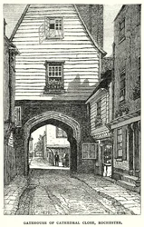 Torhaus der Kathedrale Close, Rochester