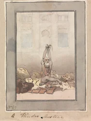Ein strenger hinduistischer Fakir
