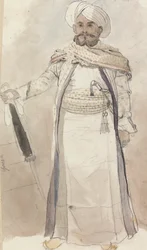 Stehender Würdenträger
