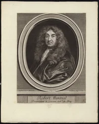 Selbstporträt des französischen Graveurs Robert Nanteuil