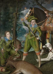 Henry Frederick, Prinz von Wales, mit Sir John Harington