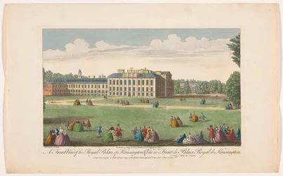 Ansicht des Kensington Palace in London