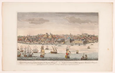 Ansicht der Stadt Lissabon